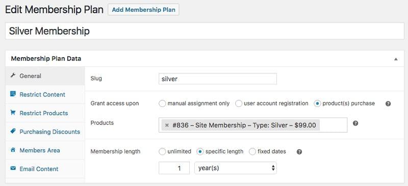 WooCommerce Memberships Features