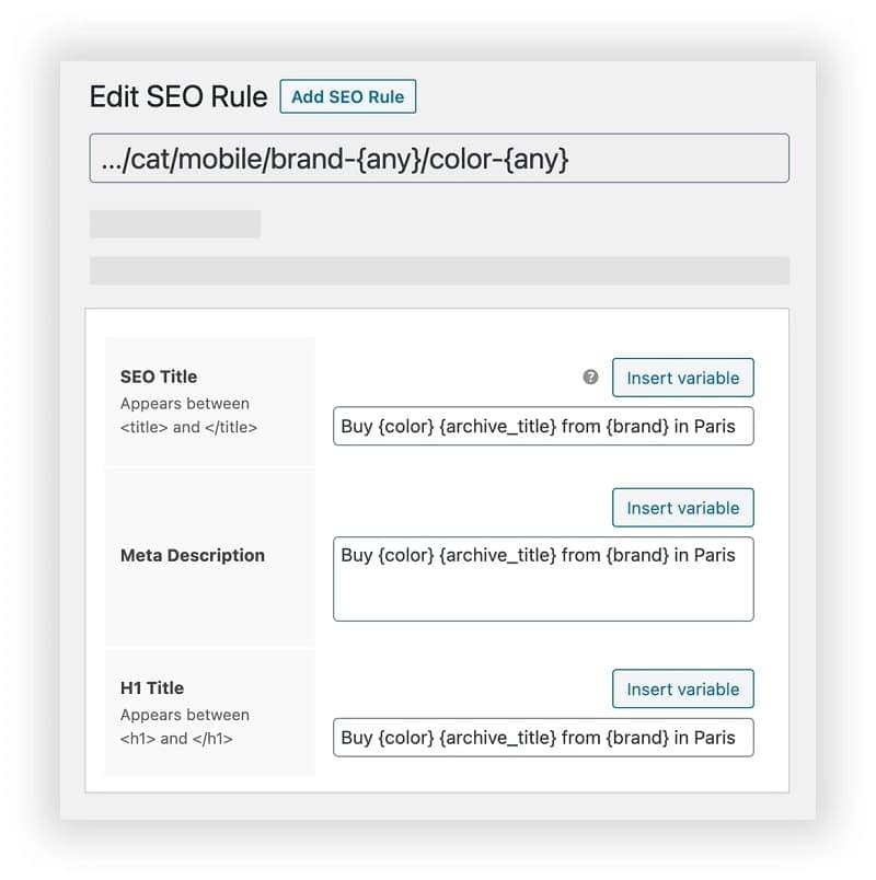 SEO-Rules