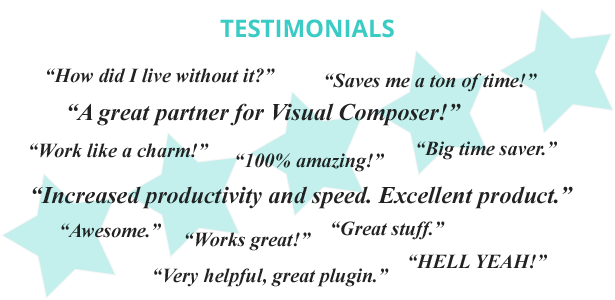 testimonials WPBakery Page BuilderClipboard