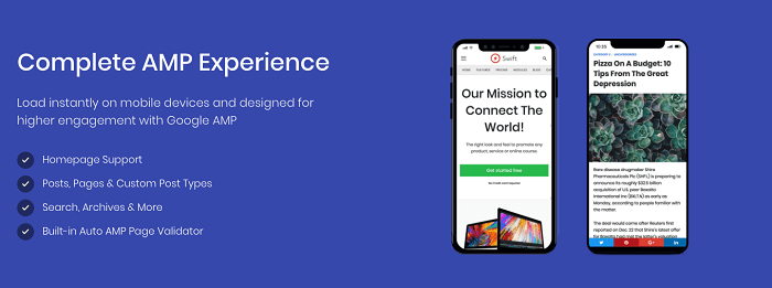 Complete AMP for WP experience