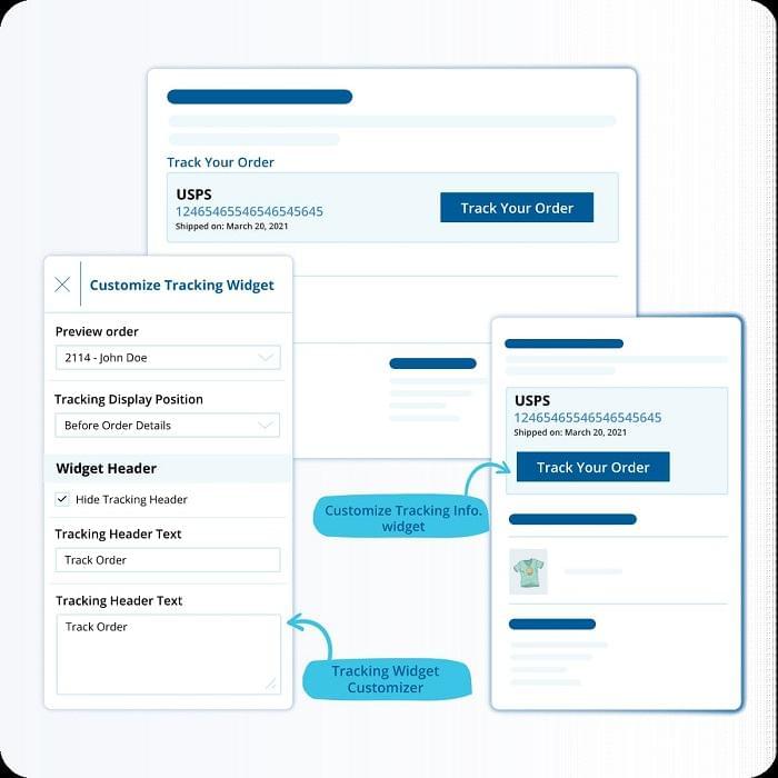 Tracking Info Widget
