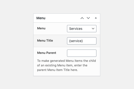 Automatically Add Generated Content to Menus
